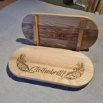 Stollenbrettl | Servierbrettchen mit oder Ohne Gravur