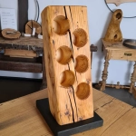 Weinständer Altholz | Schräg | 6 Bohrungen