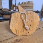 Apfel aus Holz | Eiche geölt